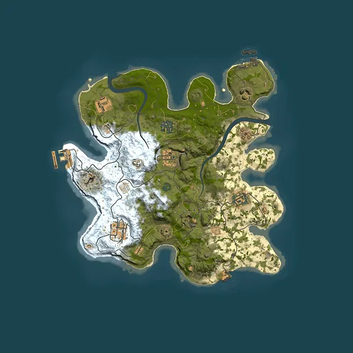 Rust map seed 1426389550, 3000x3000m top-down preview