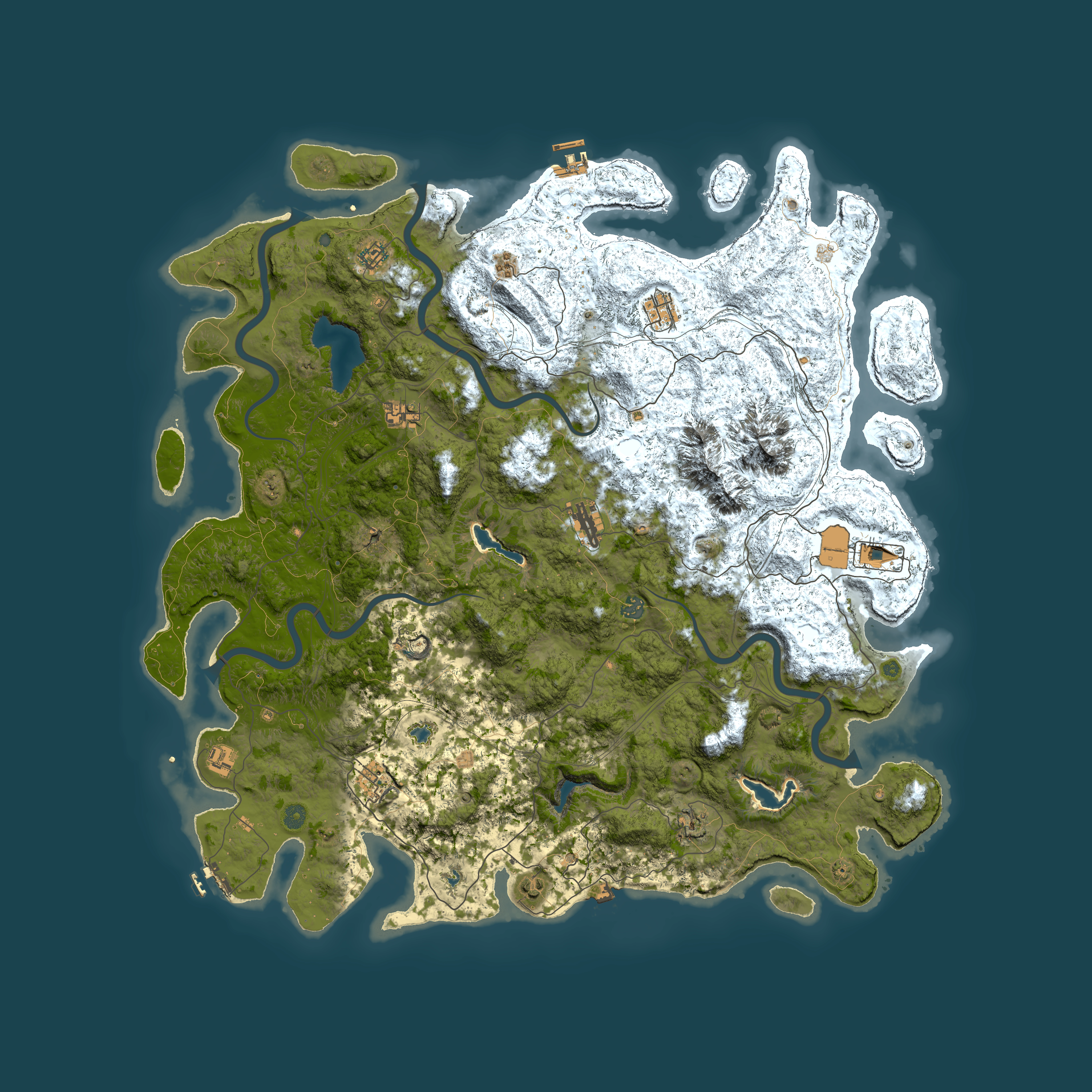 Full top-down render of Rust map seed 522412095, 5500x5500m
