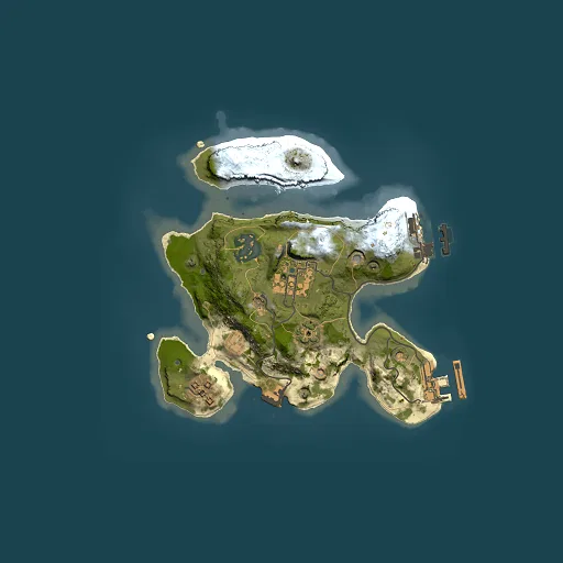 Rust map seed 874662382, 2000x2000m top-down preview