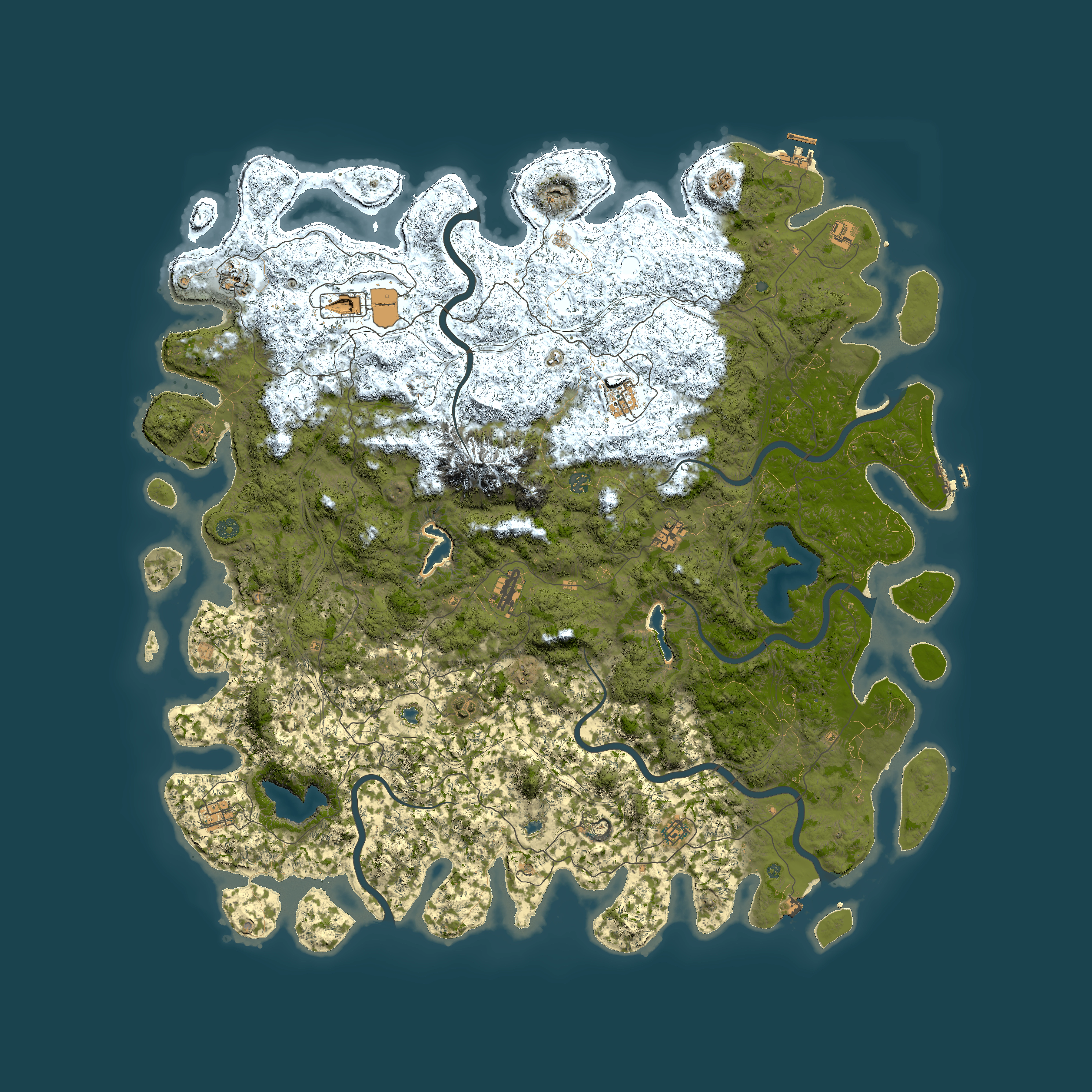 Full top-down render of Rust map seed 710939192, 6000x6000m