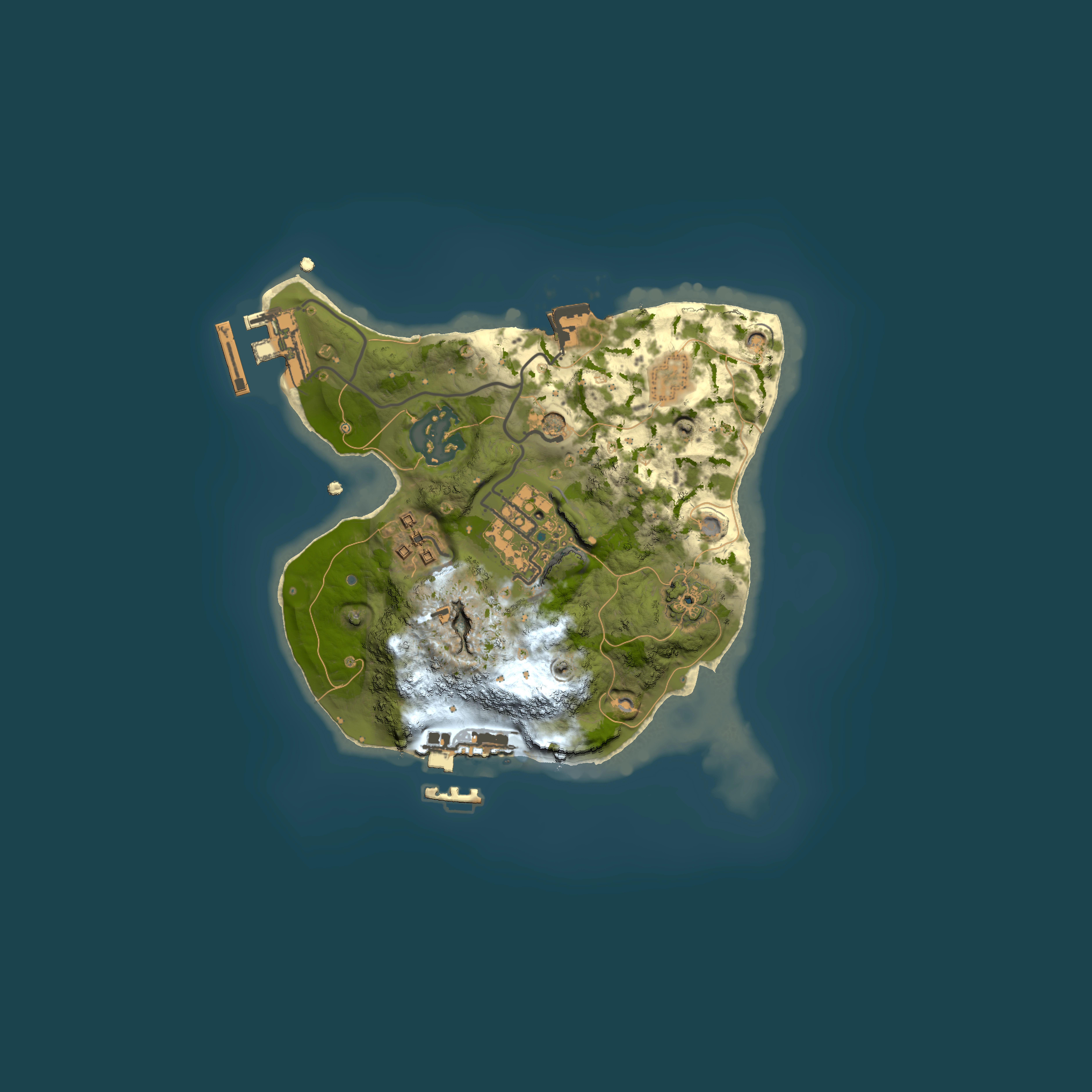 Full top-down render of Rust map seed 974620174, 2000x2000m