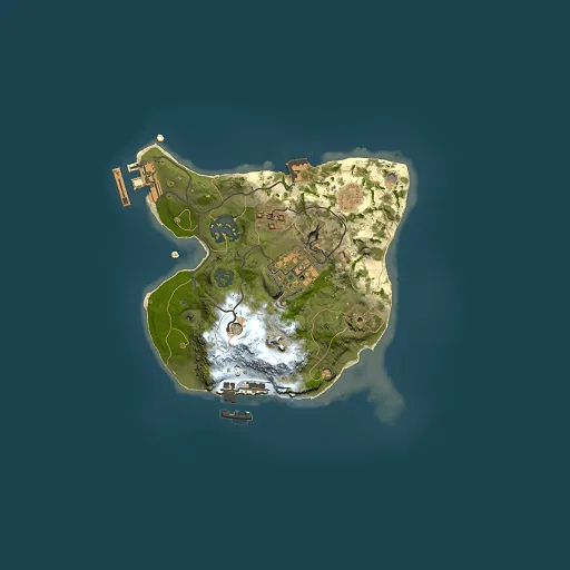 Rust map seed 974620174, 2000x2000m top-down preview