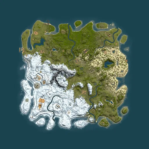 Rust map seed 1698204034, 5500x5500m top-down preview