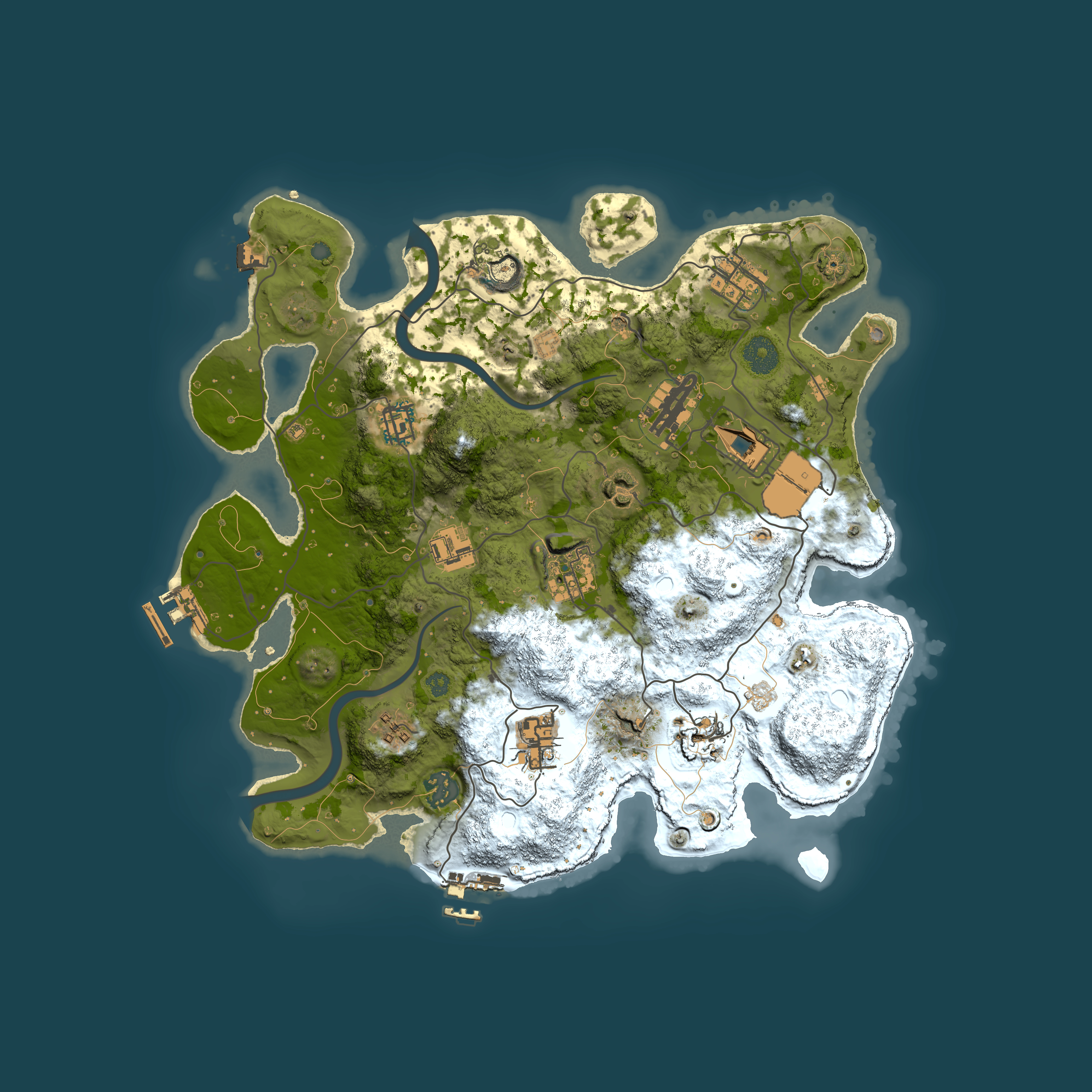 Full top-down render of Rust map seed 773512644, 3500x3500m
