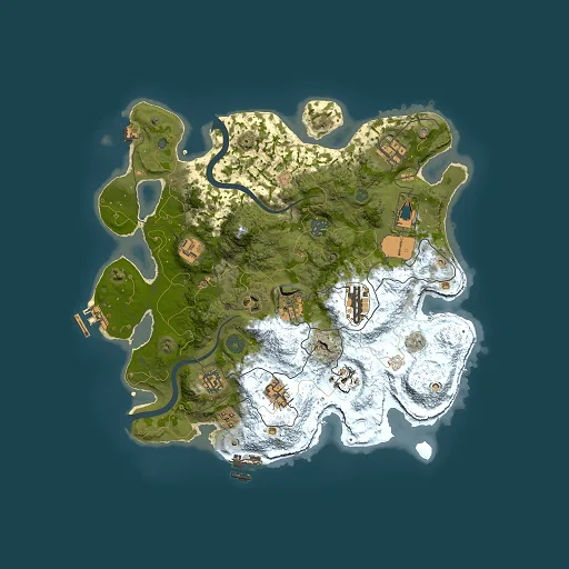 Rust map seed 773512644, 3500x3500m top-down preview