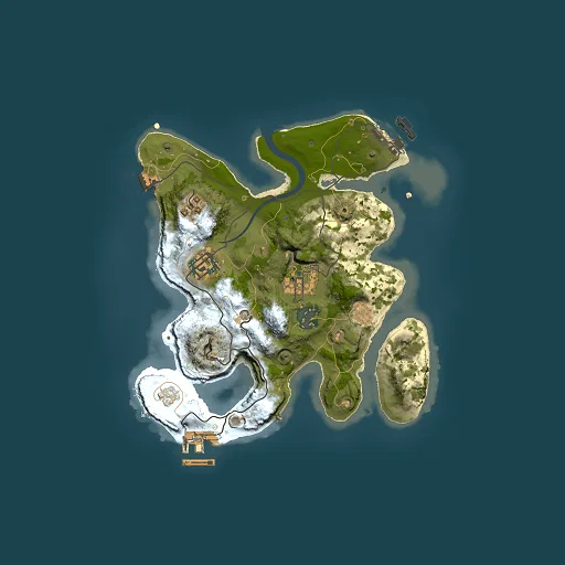 Rust map seed 531940573, 2500x2500m top-down preview