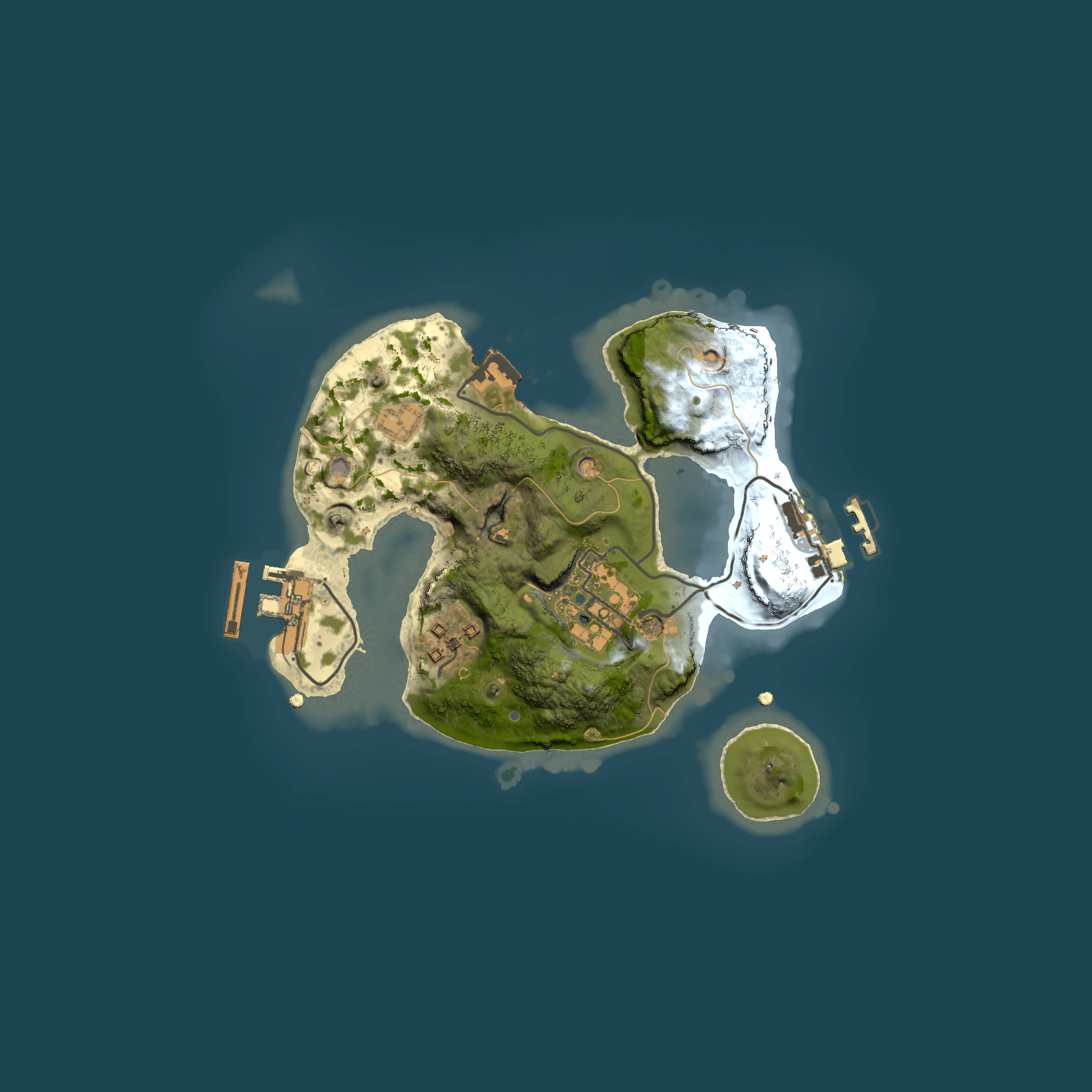 Full top-down render of Rust map seed 1996147164, 2000x2000m