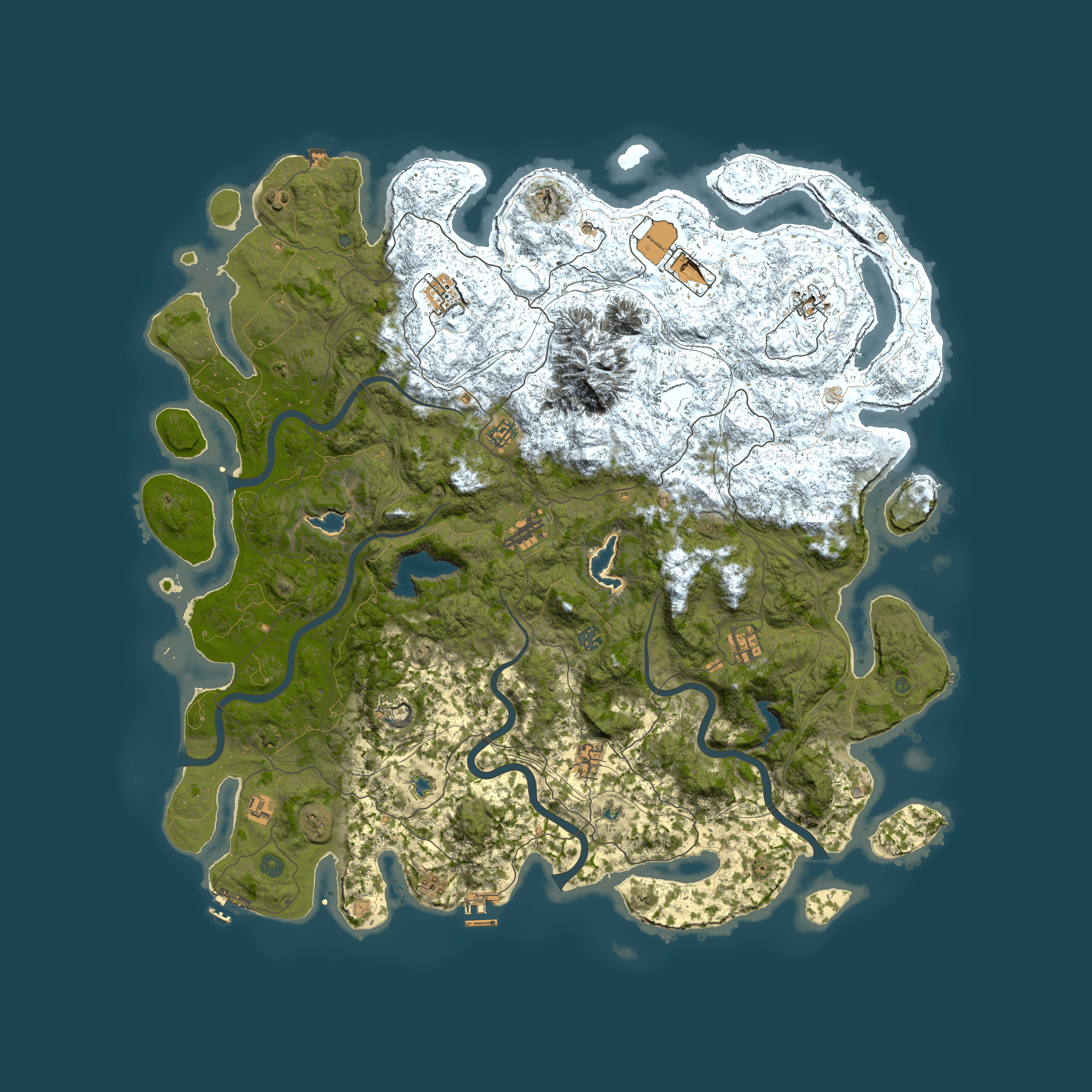 Full top-down render of Rust map seed 511958148, 5500x5500m
