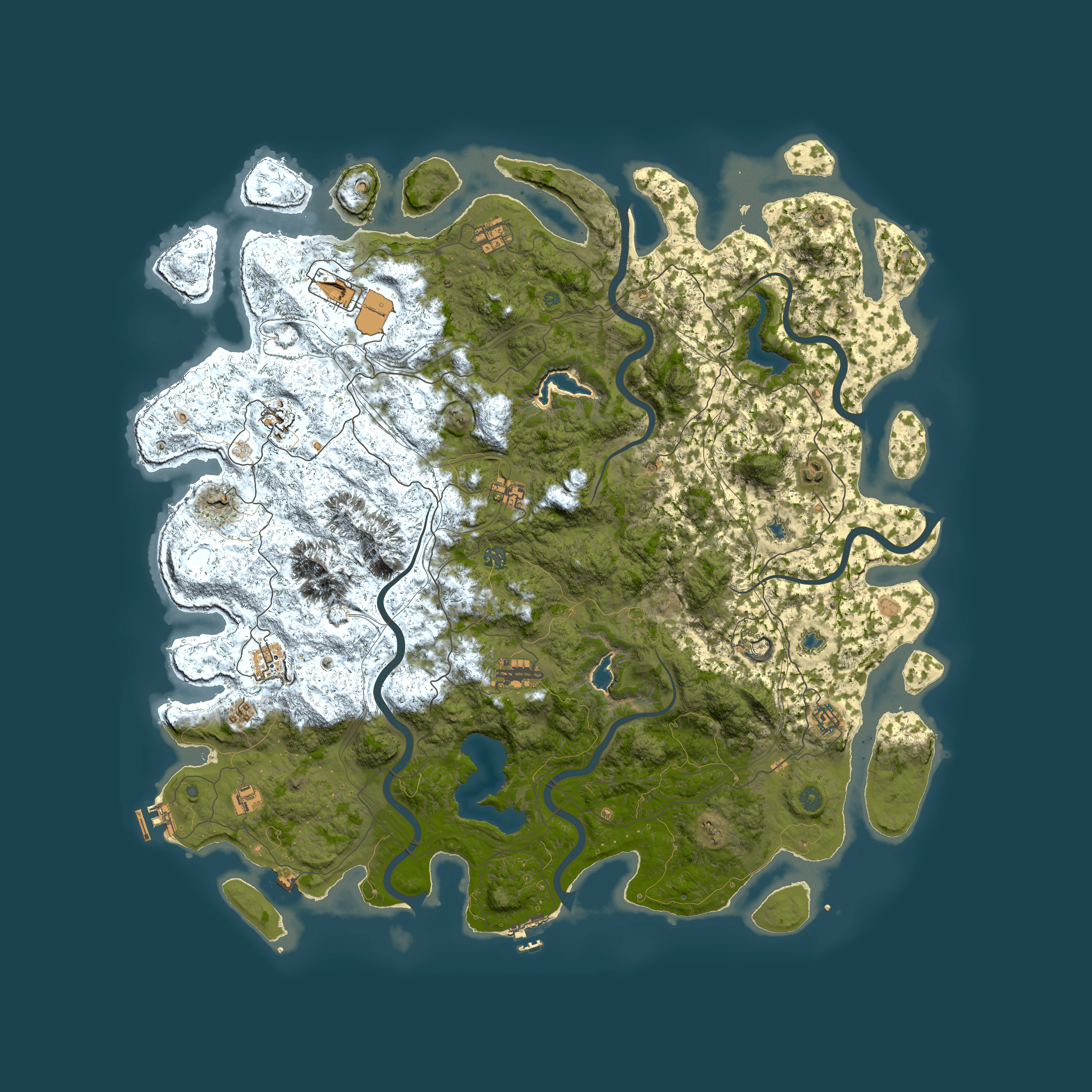 Full top-down render of Rust map seed 515850435, 5500x5500m