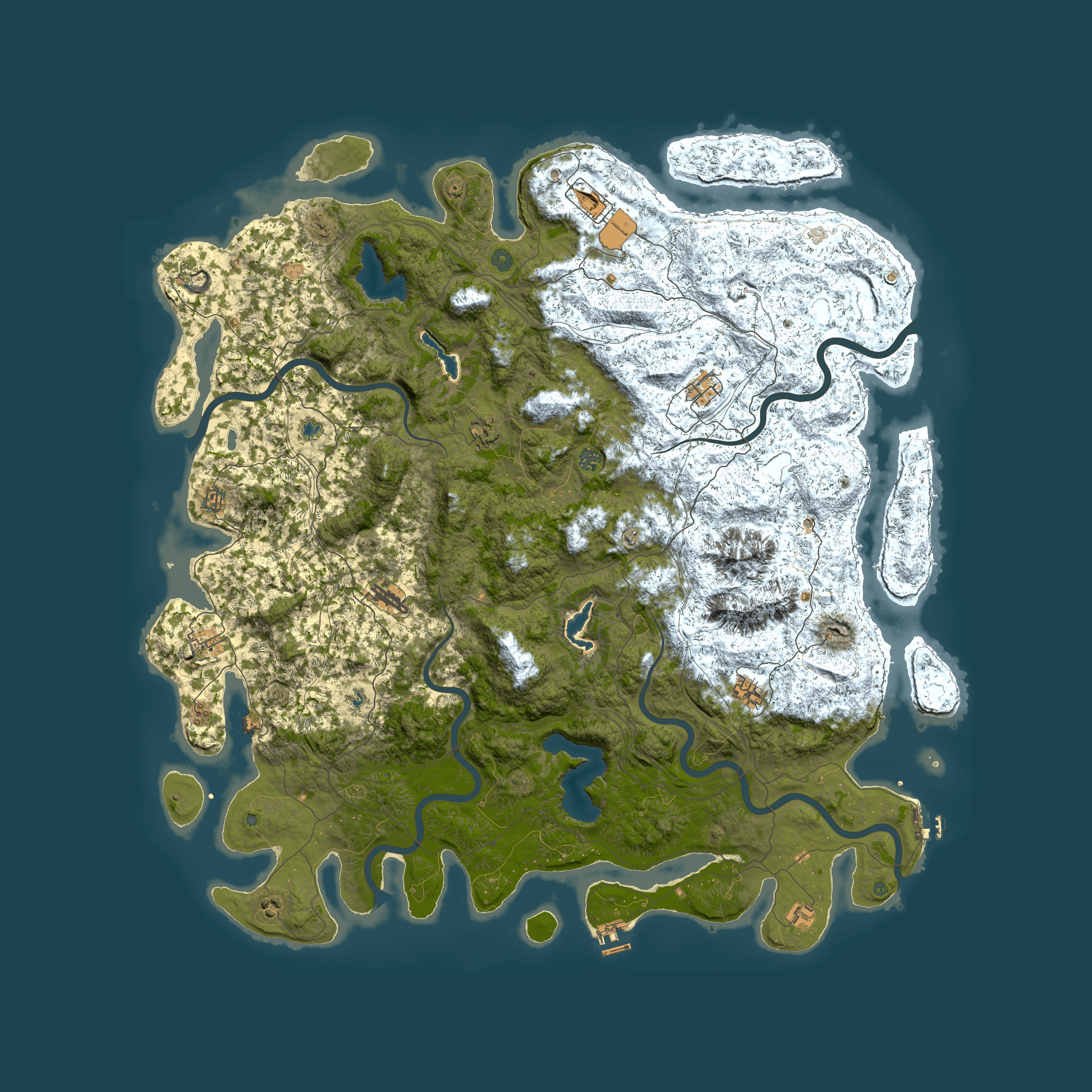 Full top-down render of Rust map seed 1589914250, 6000x6000m