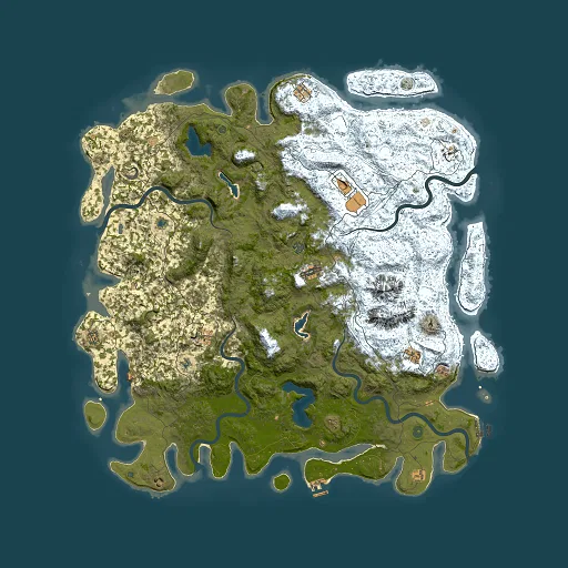 Rust map seed 1589914250, 6000x6000m top-down preview