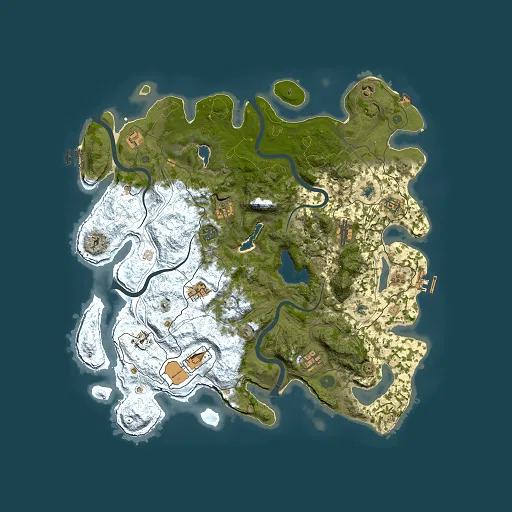 Rust map seed 1196358319, 4500x4500m top-down preview