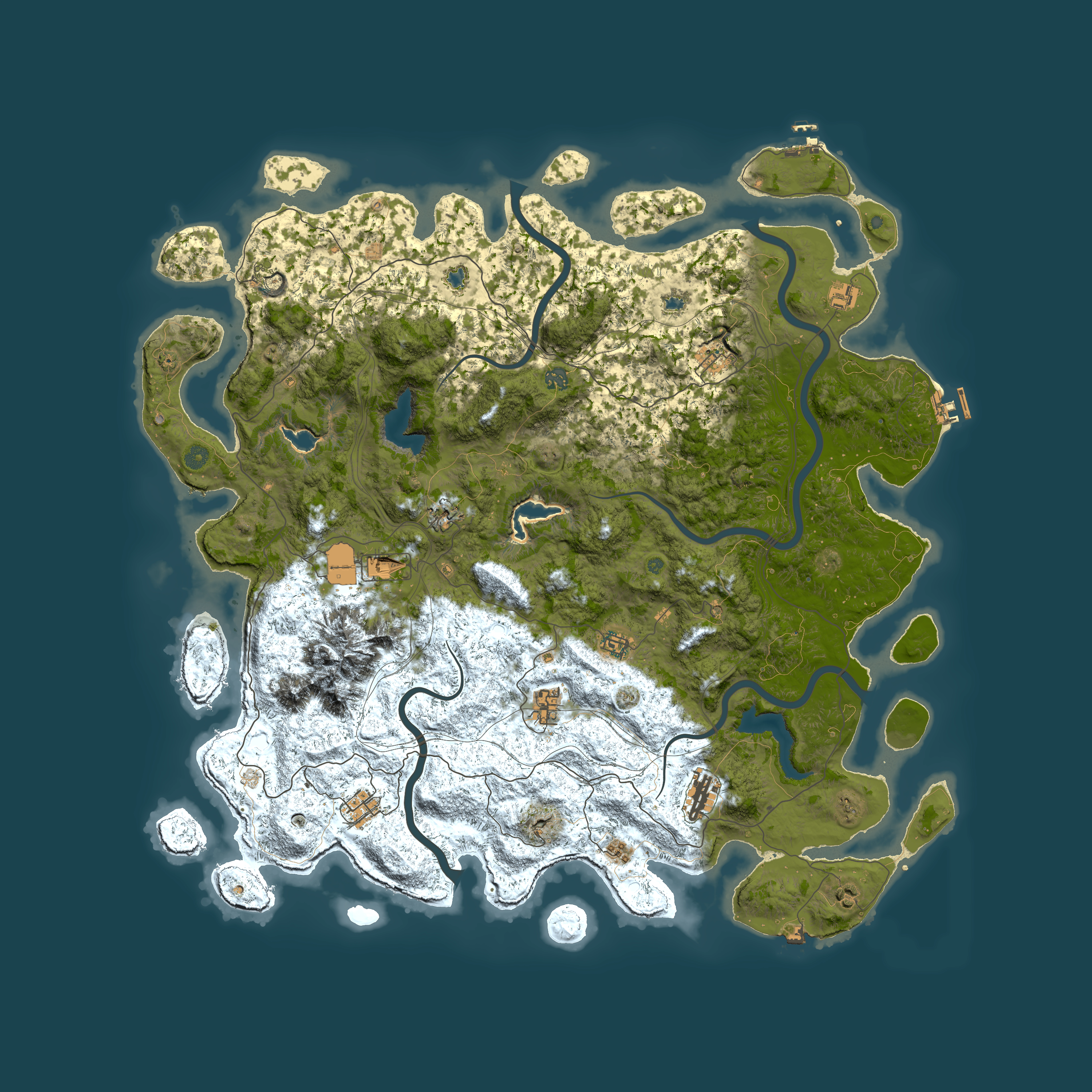 Full top-down render of Rust map seed 1738554729, 5500x5500m