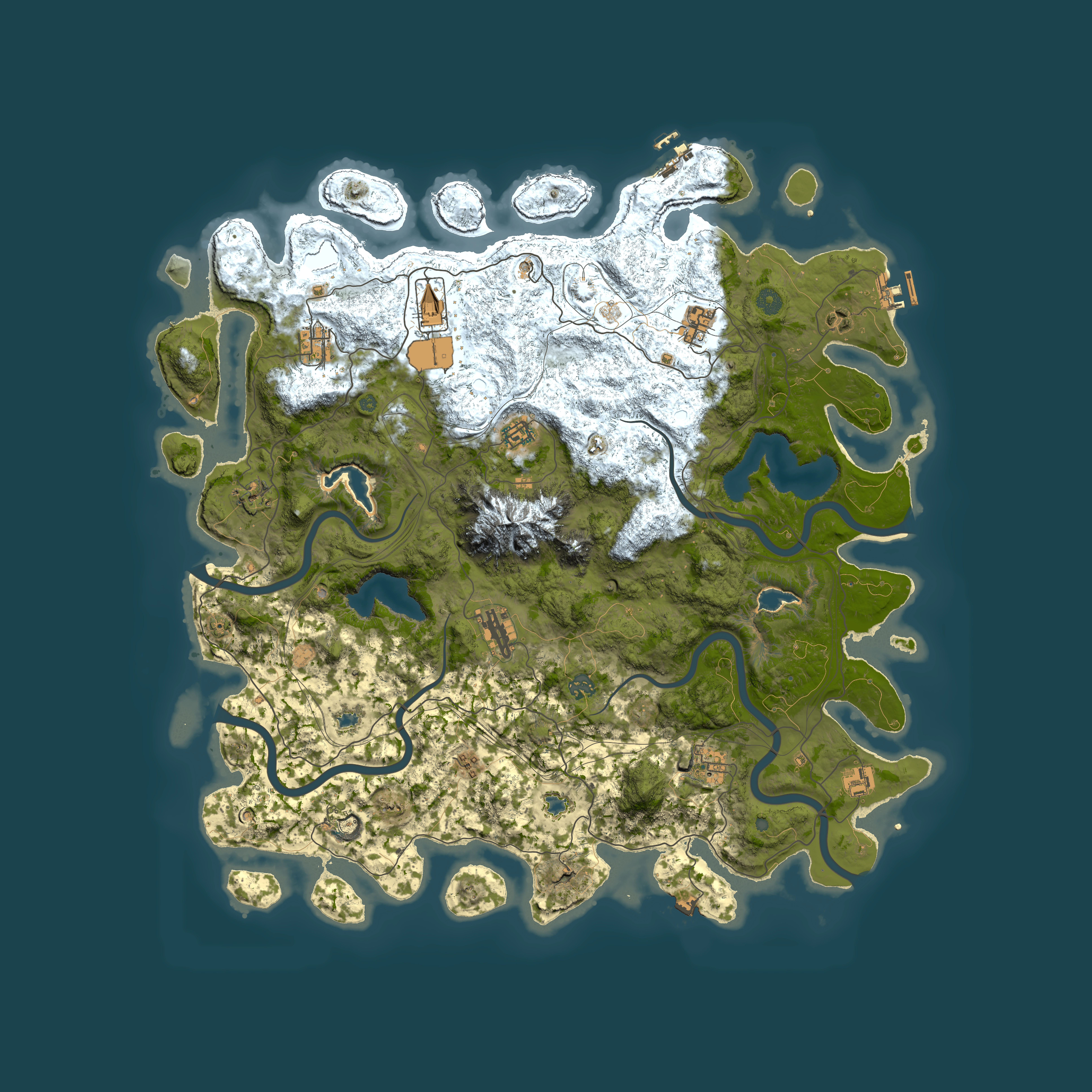 Full top-down render of Rust map seed 1202750117, 5000x5000m
