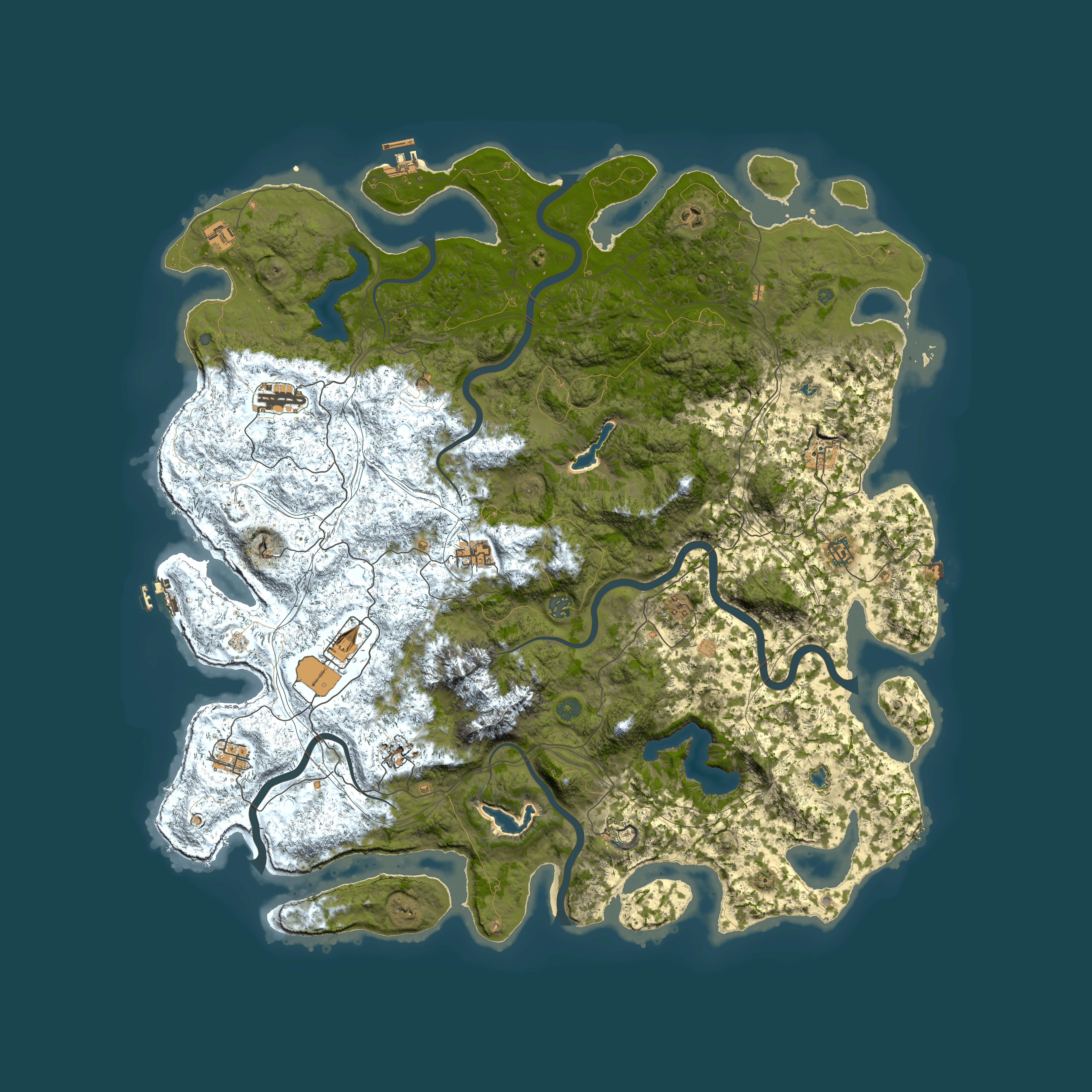 Full top-down render of Rust map seed 1710212662, 5500x5500m