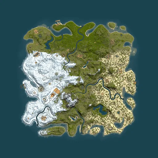 Rust map seed 1710212662, 5500x5500m top-down preview