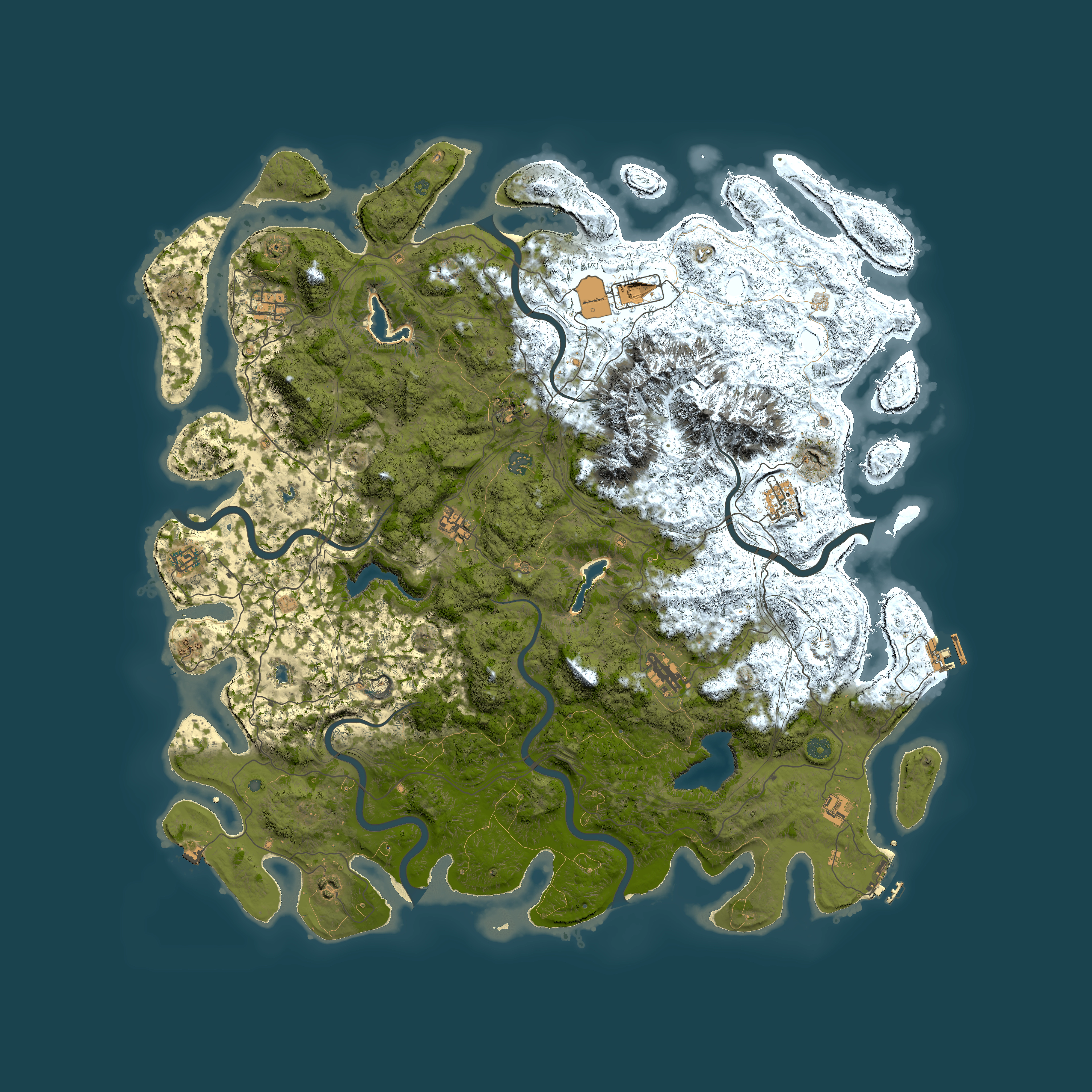 Full top-down render of Rust map seed 727114051, 5500x5500m