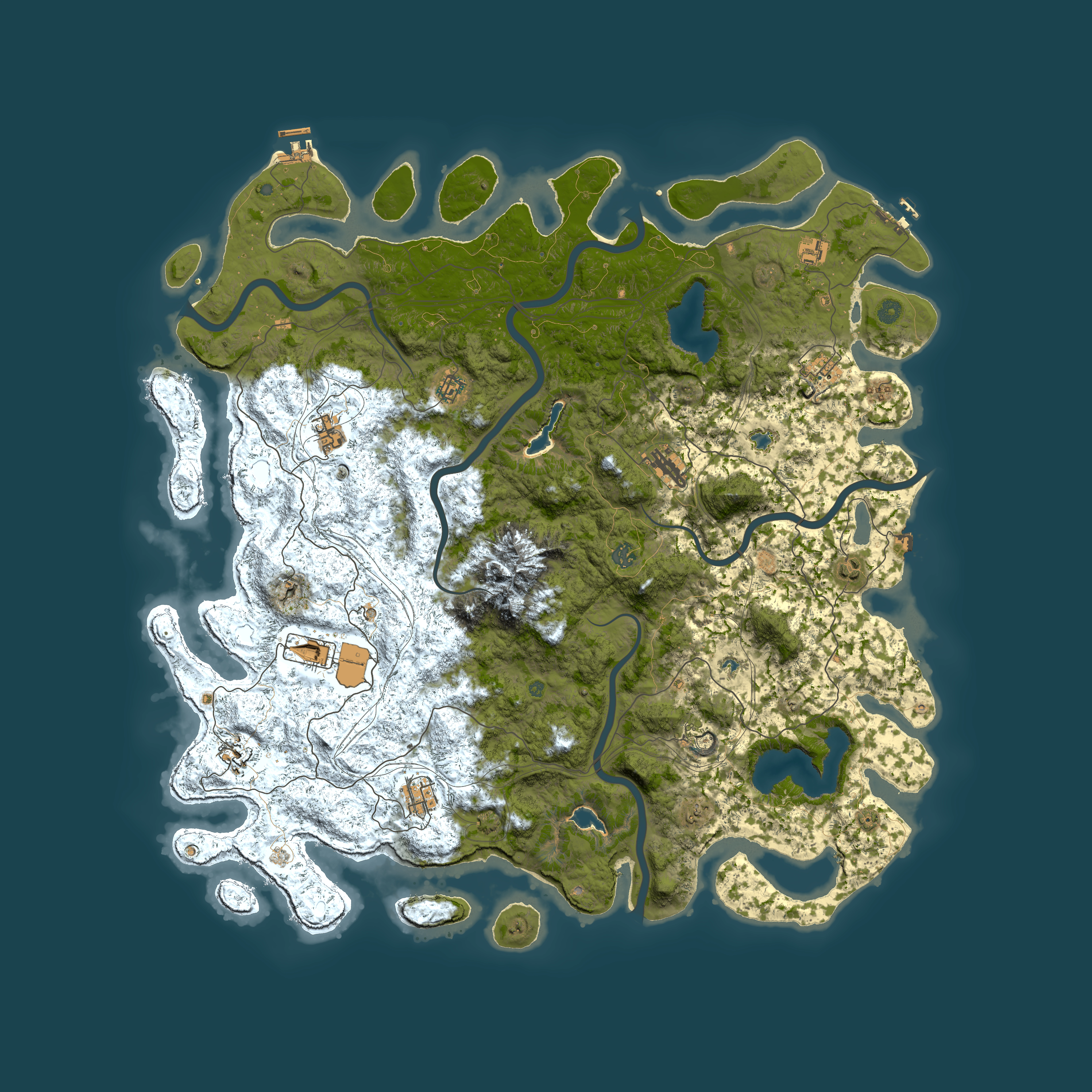 Full top-down render of Rust map seed 1209791958, 5500x5500m