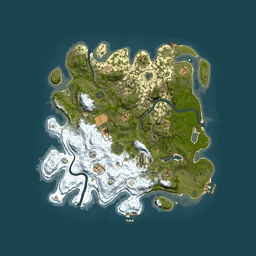 Rust map seed 1920590437, 4000x4000m top-down preview
