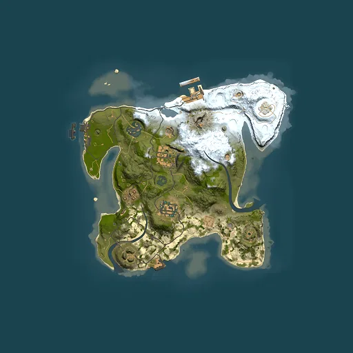 Rust map seed 855788236, 2500x2500m top-down preview