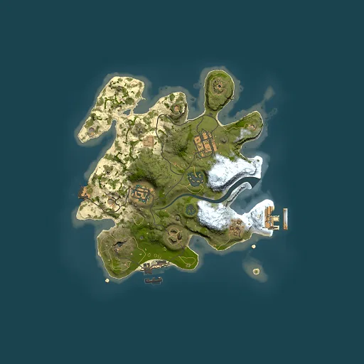 Rust map seed 1092974176, 2500x2500m top-down preview