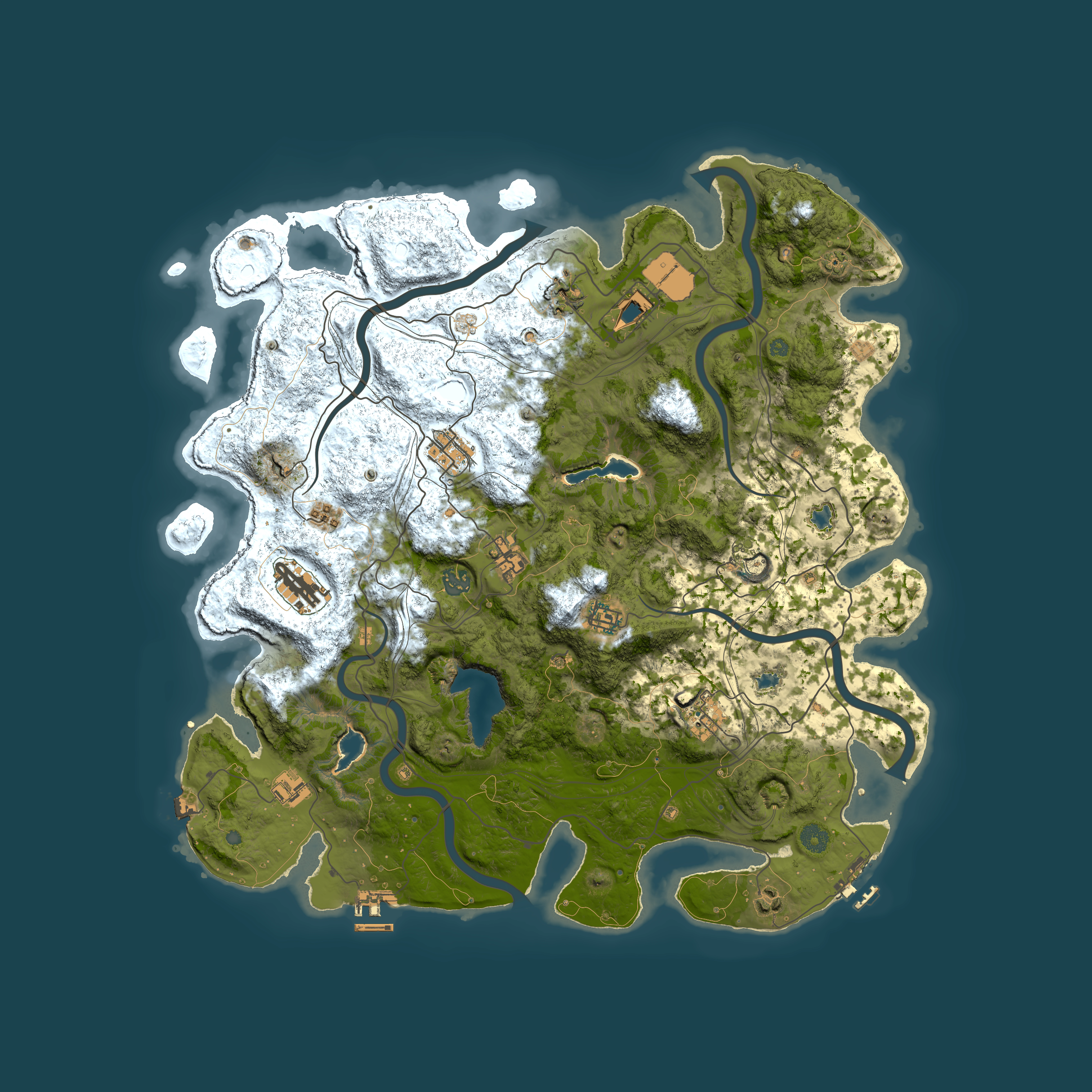 Full top-down render of Rust map seed 795842808, 4500x4500m