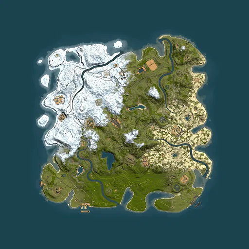 Rust map seed 795842808, 4500x4500m top-down preview