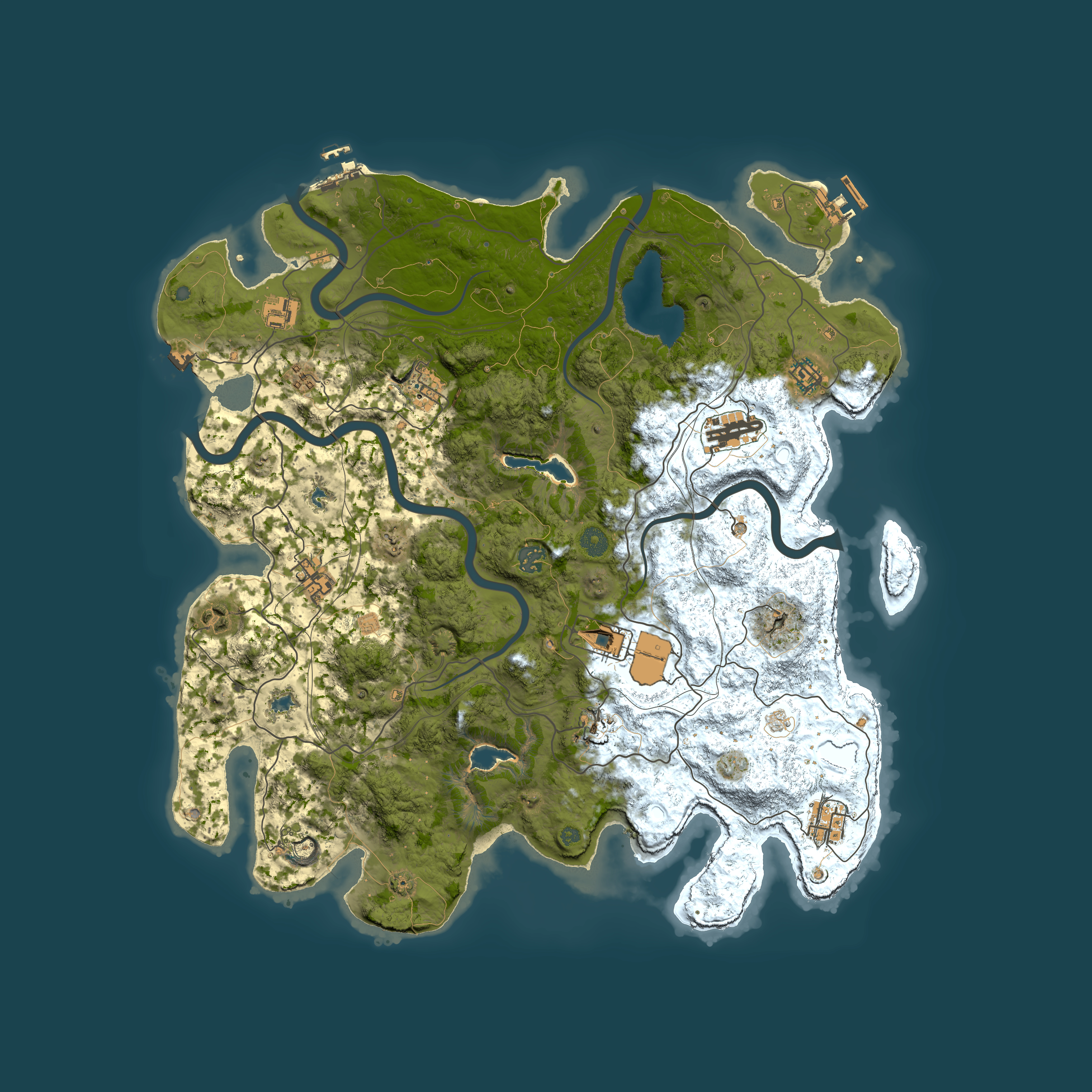 Full top-down render of Rust map seed 1031575786, 4500x4500m