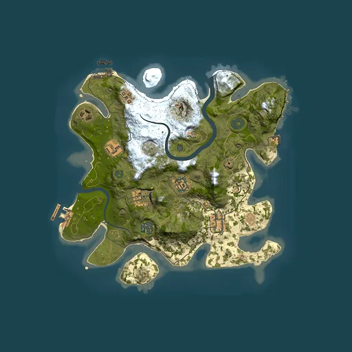 Rust map seed 1231001589, 3000x3000m top-down preview