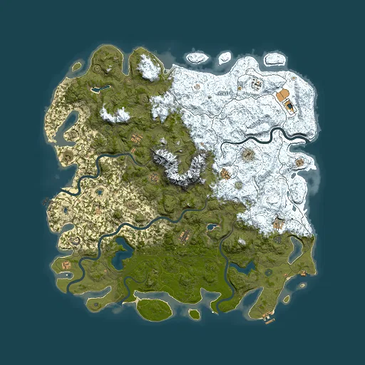 Rust map seed 1521942494, 6000x6000m top-down preview