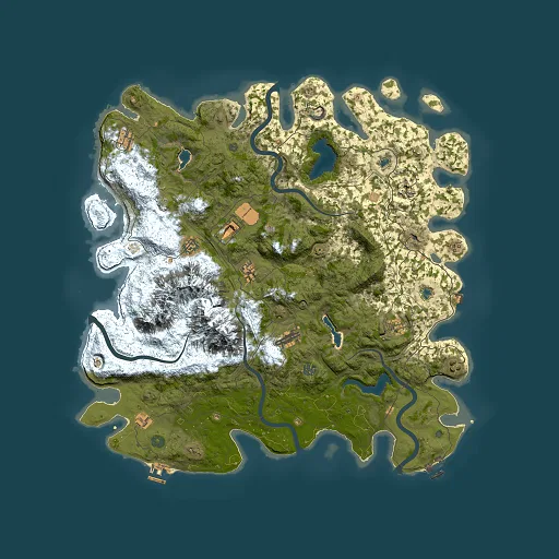 Rust map seed 1675401896, 5000x5000m top-down preview