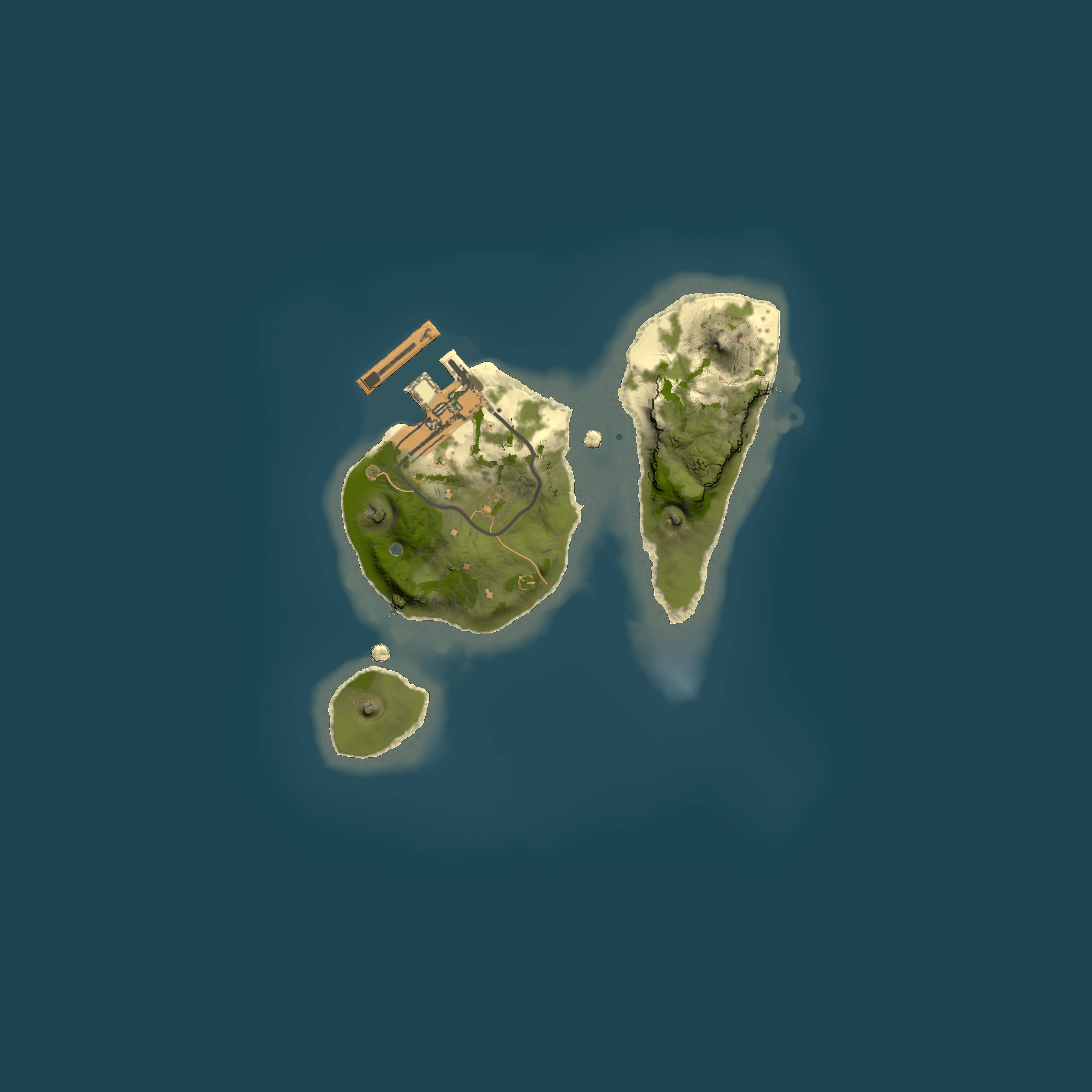 Full top-down render of Rust map seed 438312976, 1500x1500m