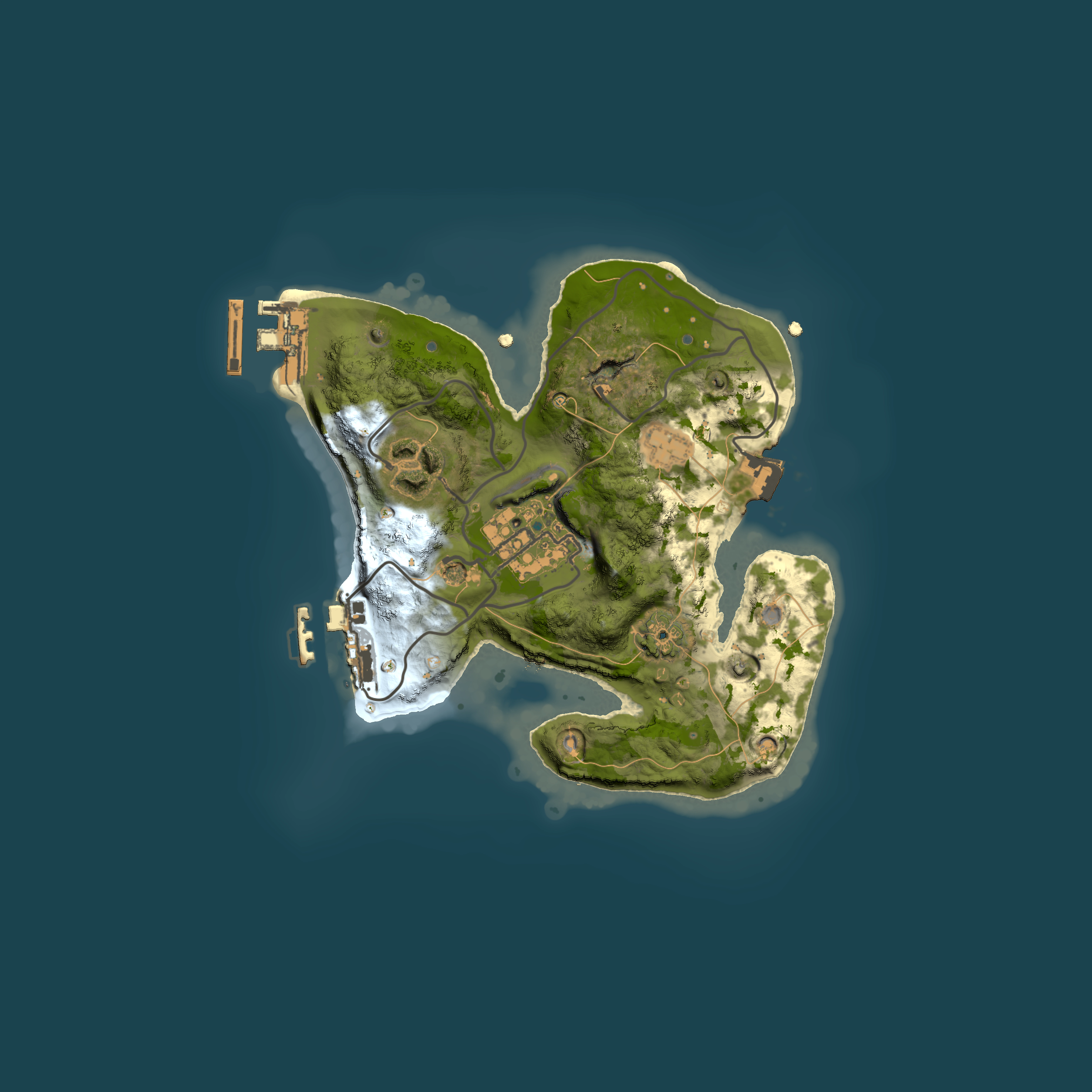 Full top-down render of Rust map seed 928804936, 2000x2000m