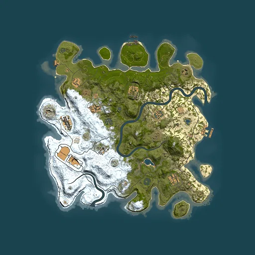 Rust map seed 154460949, 4000x4000m top-down preview