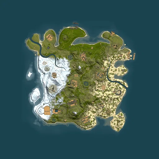 Rust map seed 473208319, 3500x3500m top-down preview