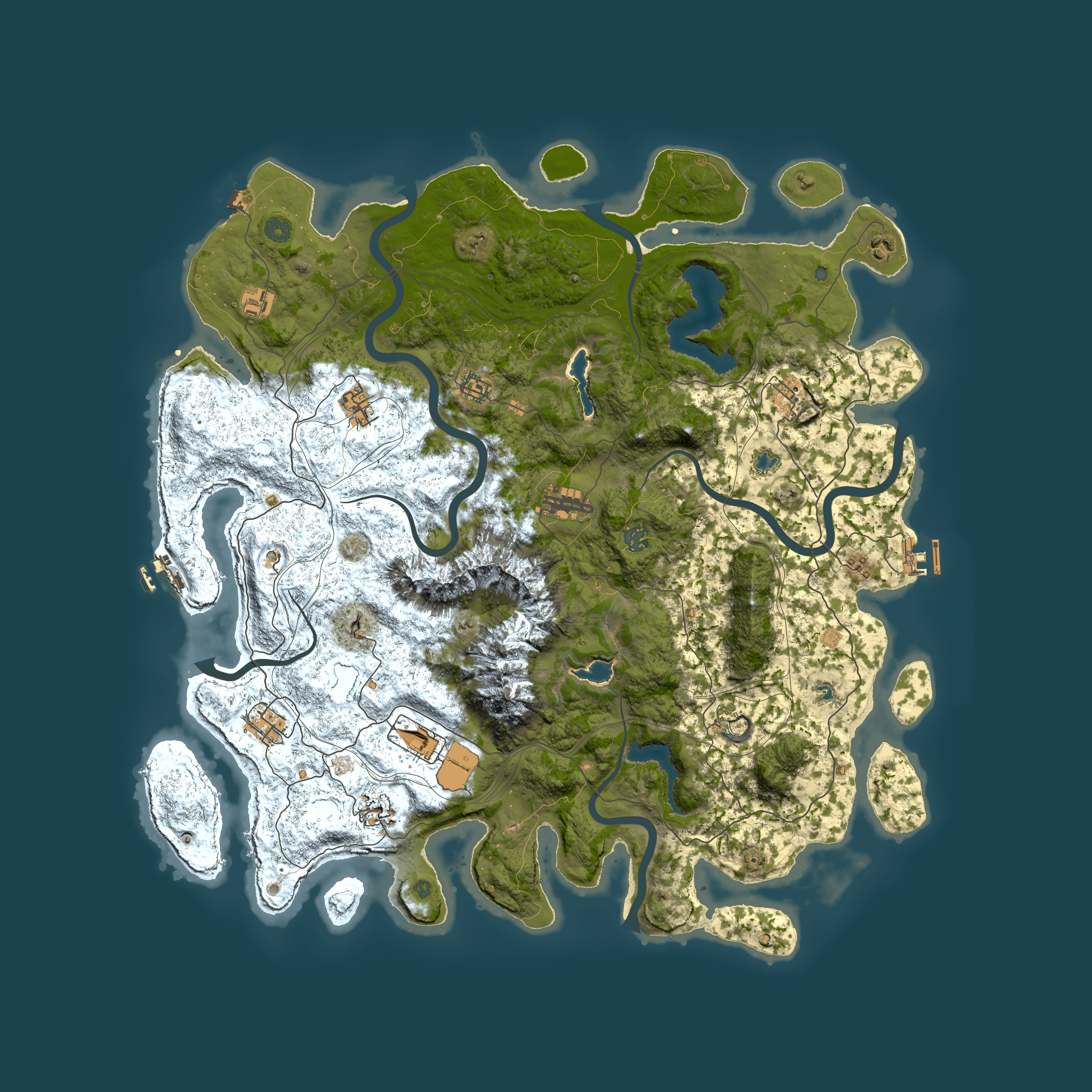 Full top-down render of Rust map seed 471896945, 5000x5000m