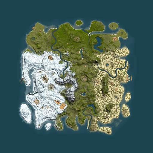 Rust map seed 471896945, 5000x5000m top-down preview