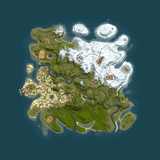 Rust map seed 1733880994, 4000x4000m top-down preview