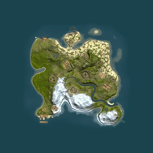 Rust map seed 99763187, 3000x3000m top-down preview