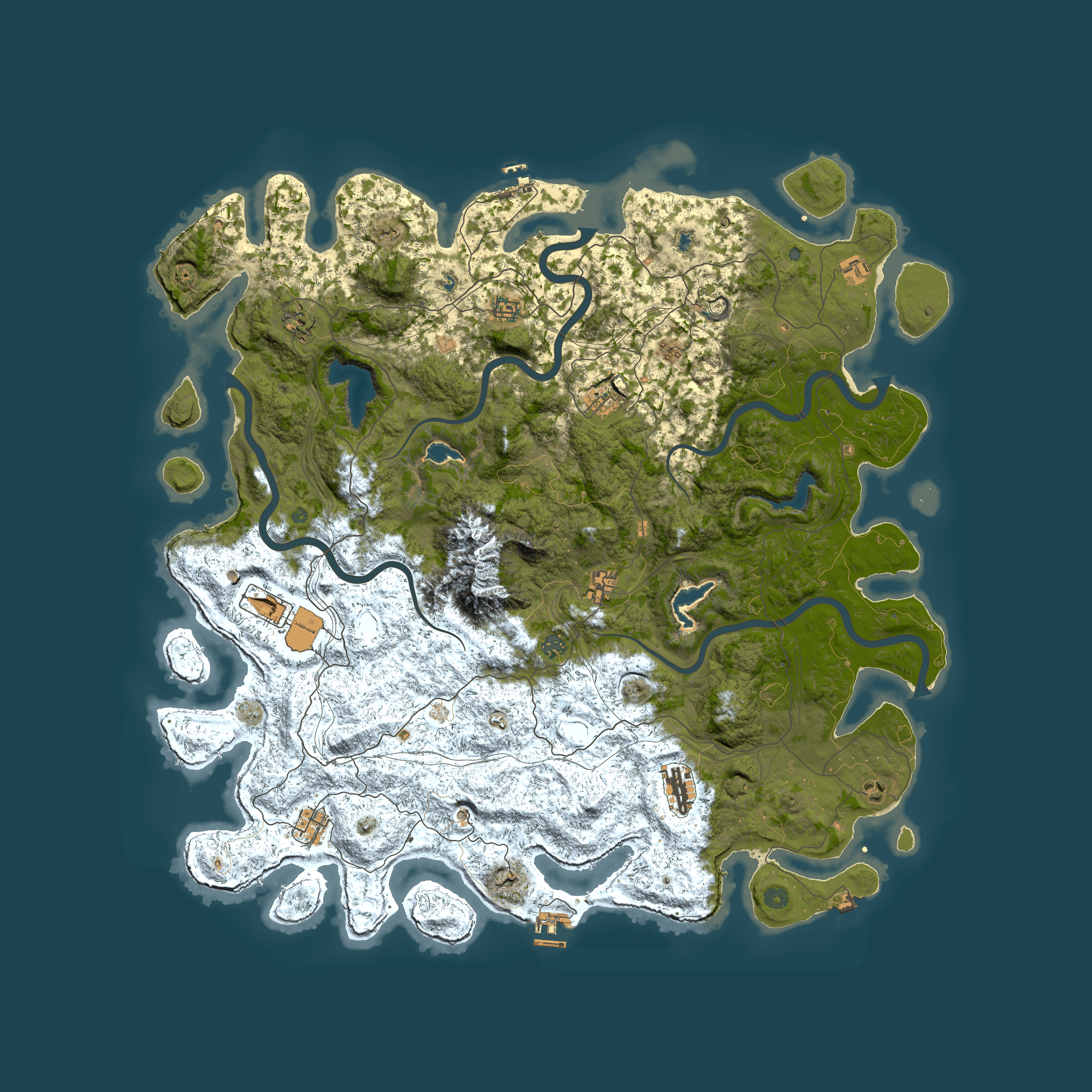 Full top-down render of Rust map seed 1189013239, 5500x5500m
