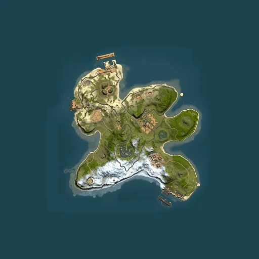 Rust map seed 387900684, 2000x2000m top-down preview