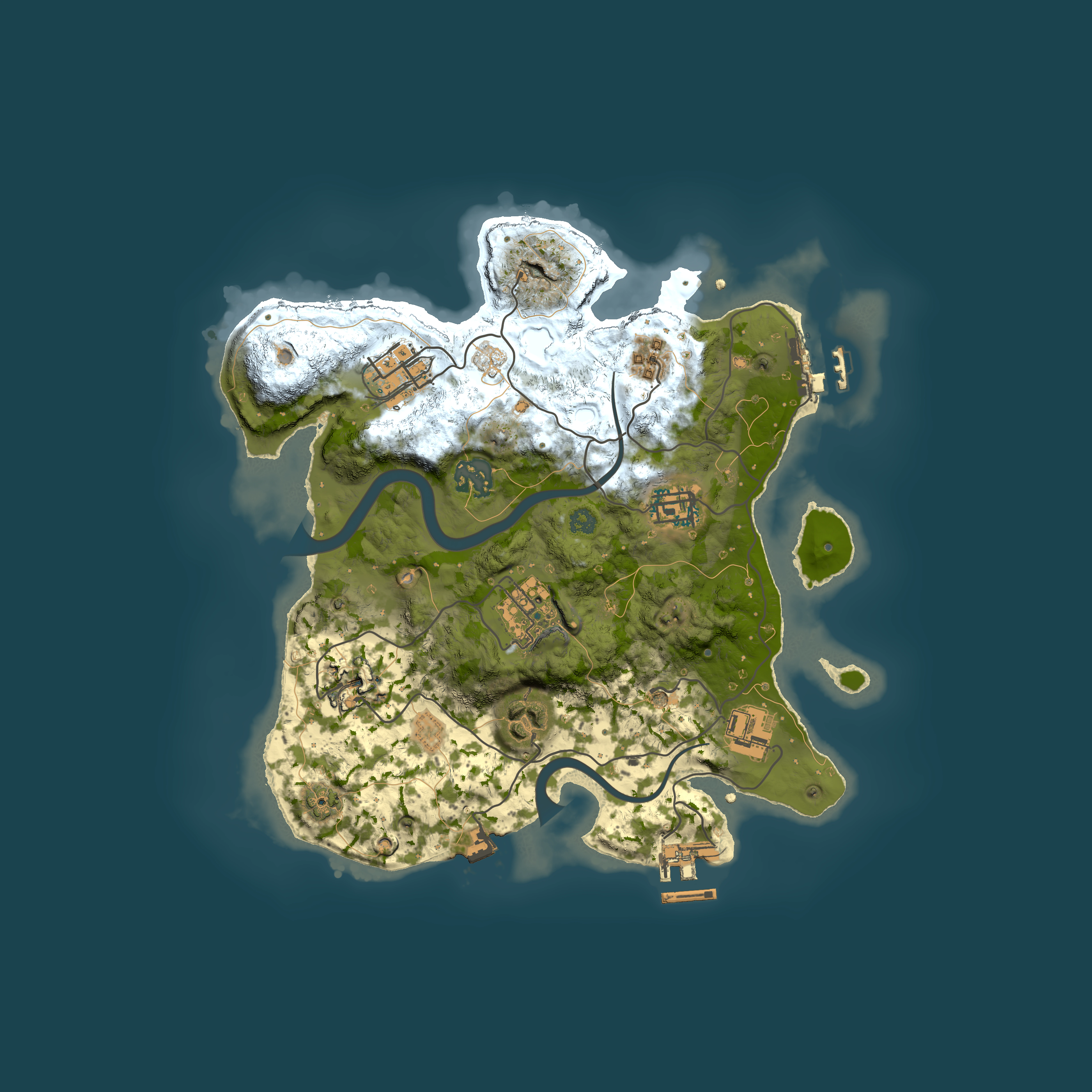 Full top-down render of Rust map seed 2022035962, 3000x3000m