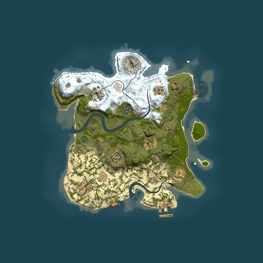 Rust map seed 2022035962, 3000x3000m top-down preview