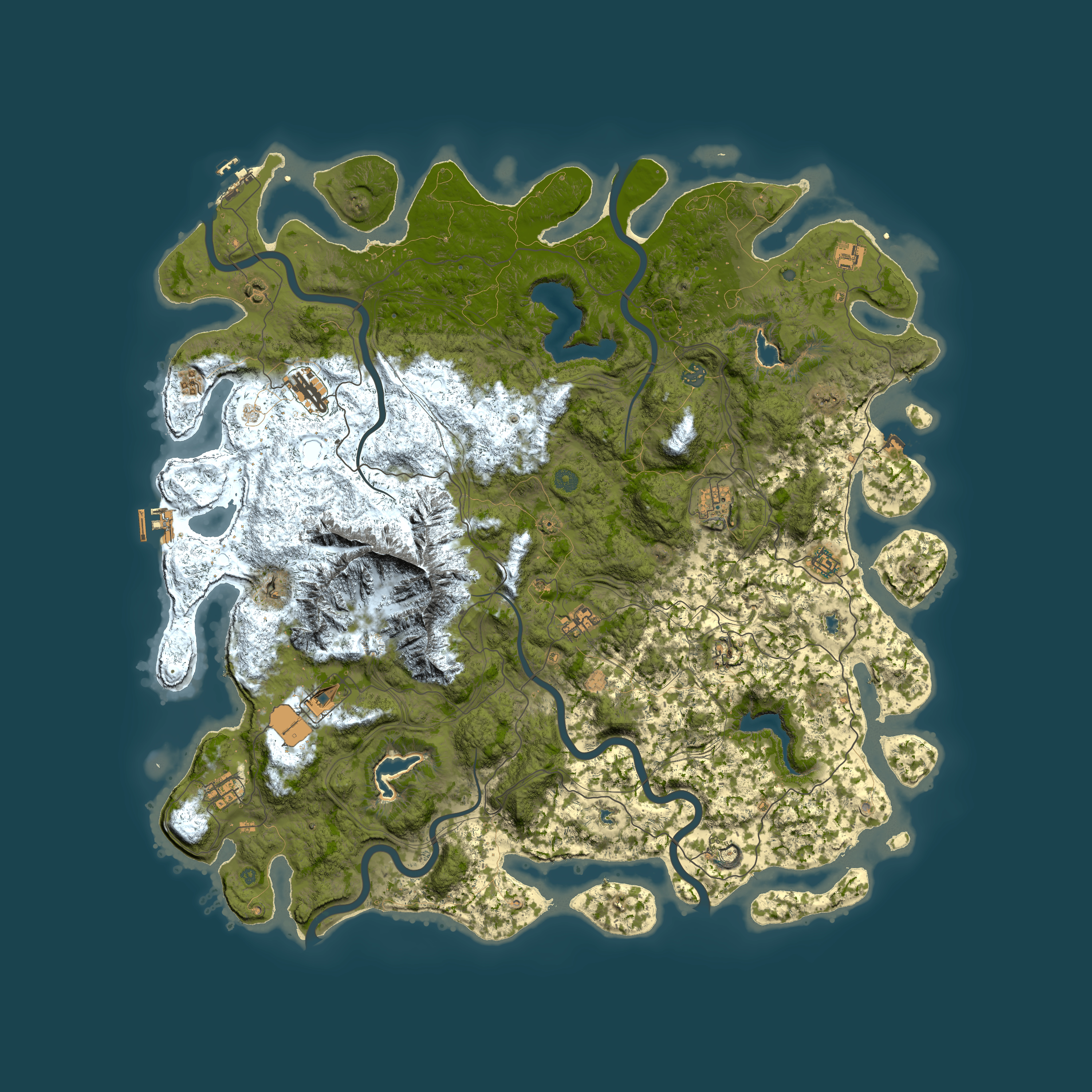 Full top-down render of Rust map seed 774929461, 5500x5500m