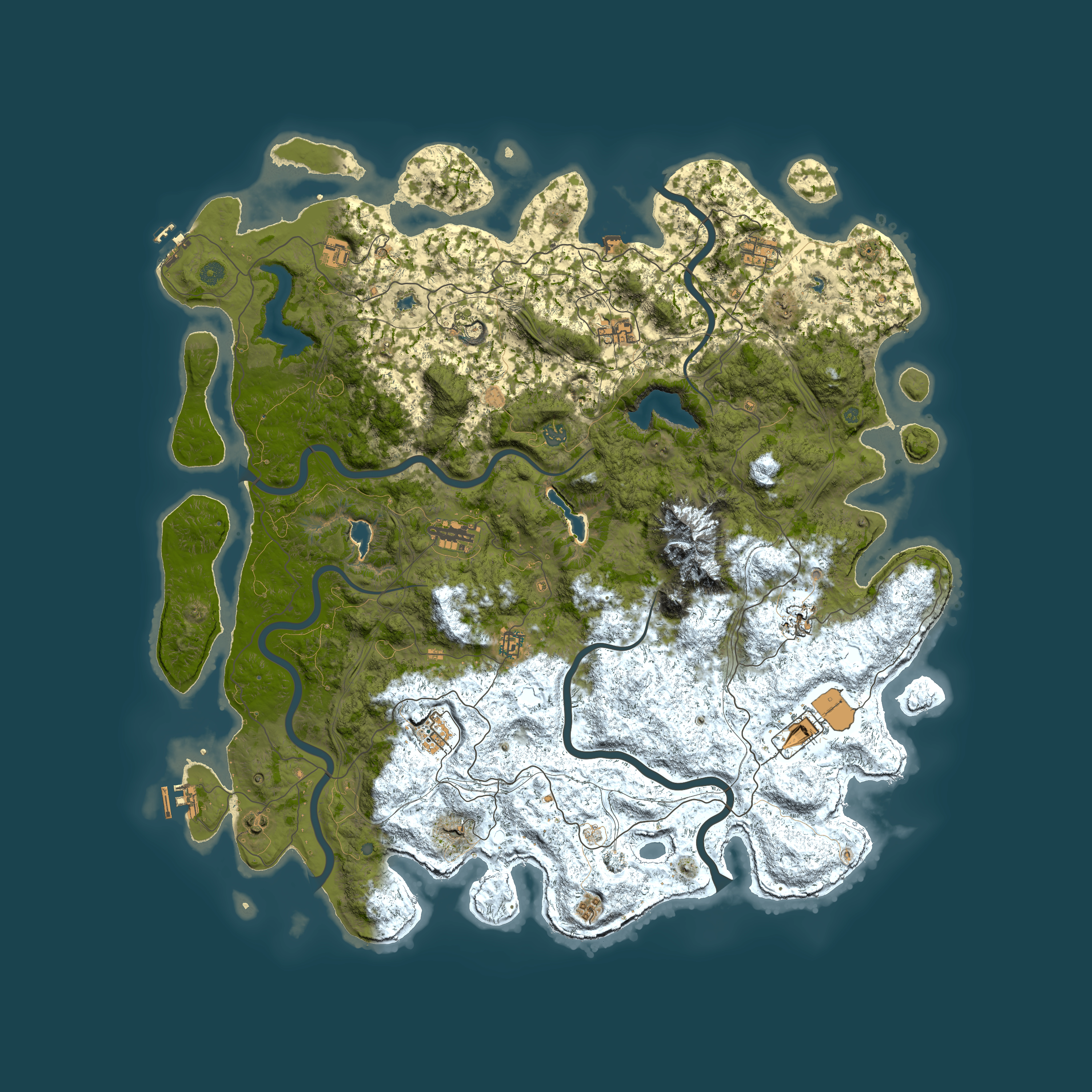Full top-down render of Rust map seed 1481266666, 5500x5500m