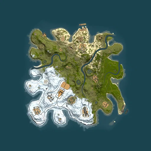 Rust map seed 1899706963, 3500x3500m top-down preview