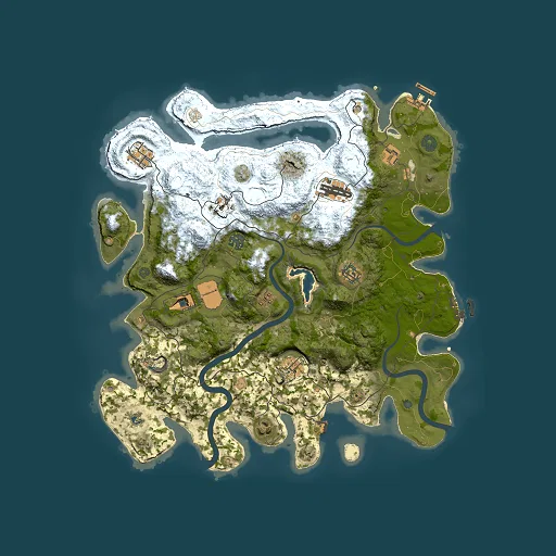 Rust map seed 826518777, 4000x4000m top-down preview