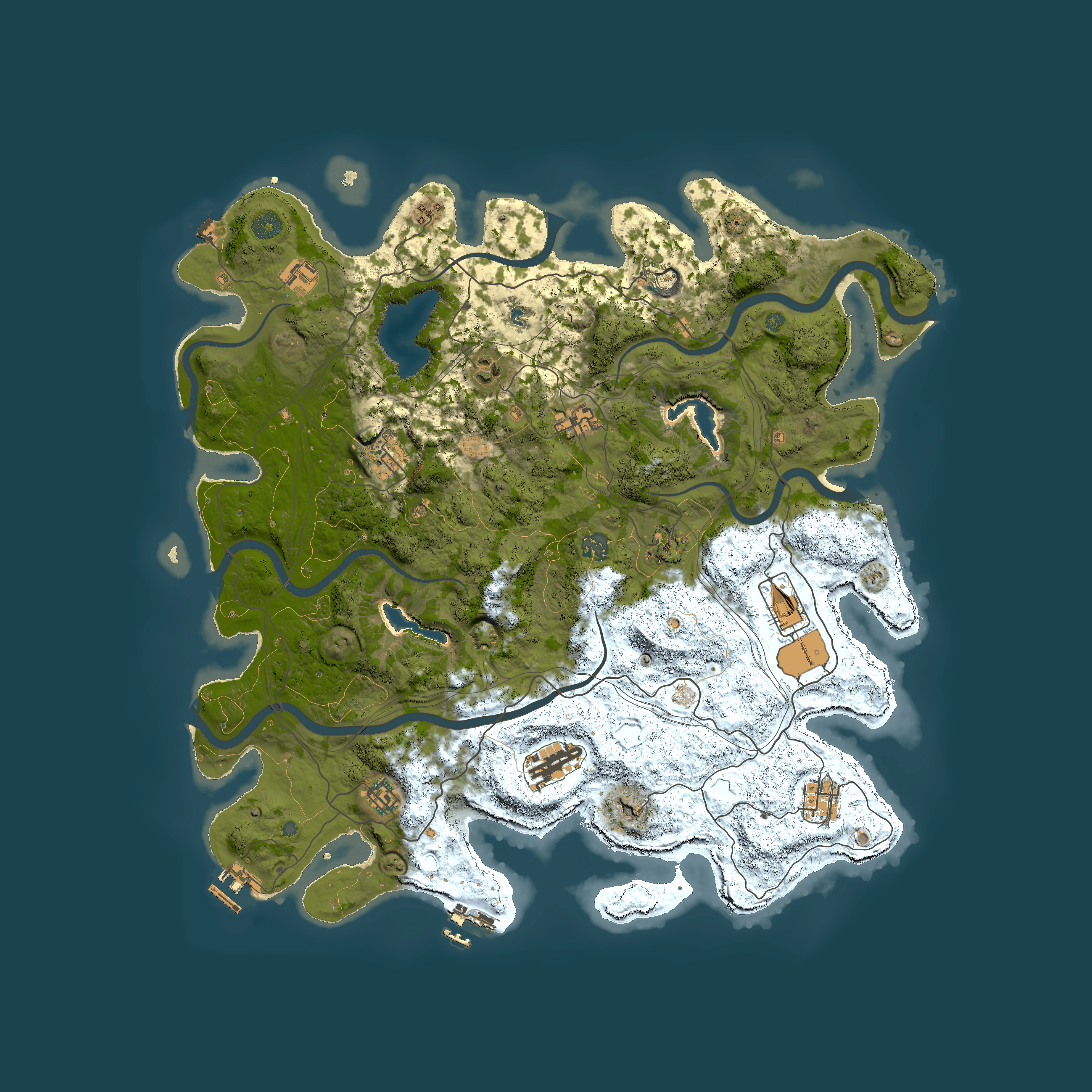 Full top-down render of Rust map seed 798795184, 4500x4500m