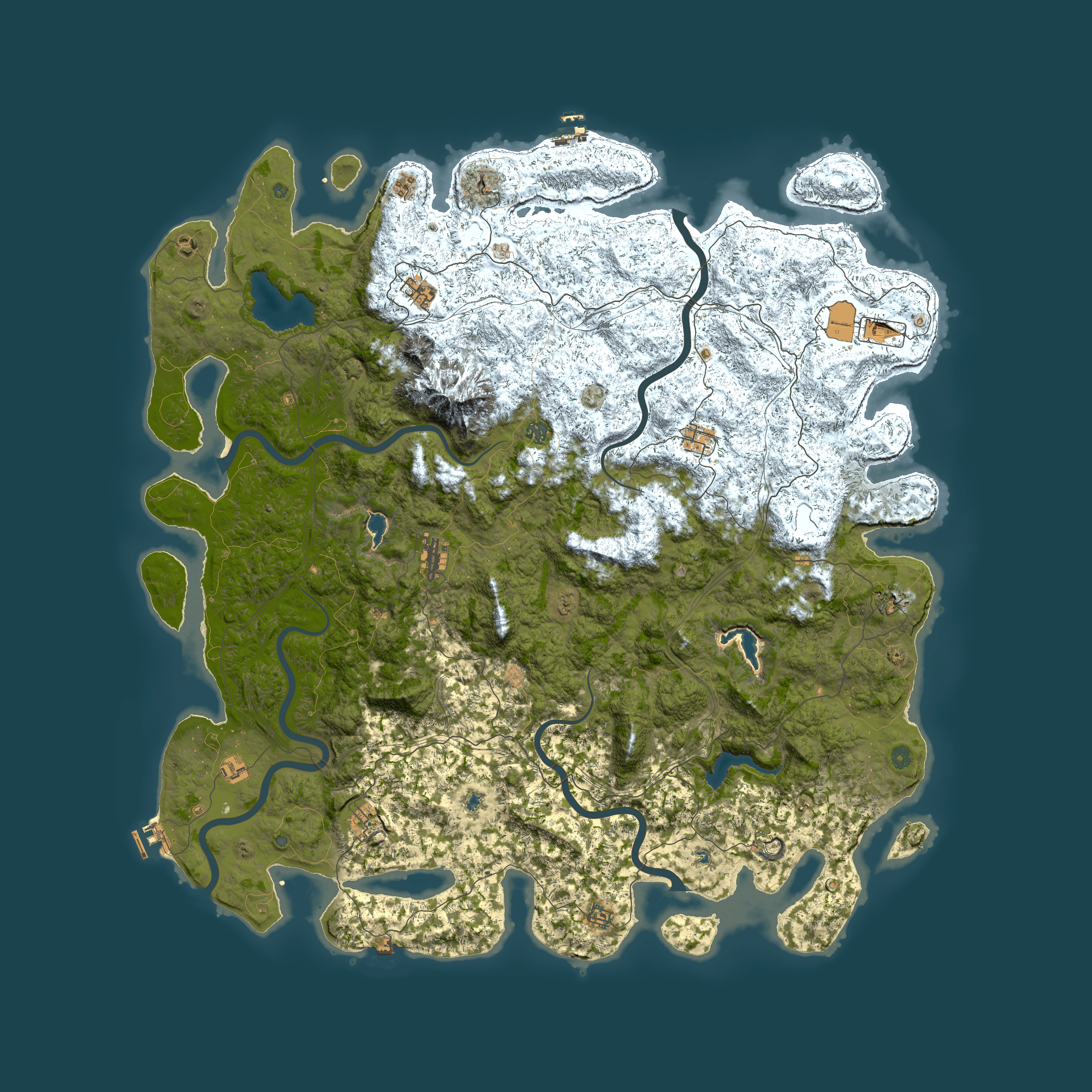 Full top-down render of Rust map seed 859817124, 6000x6000m