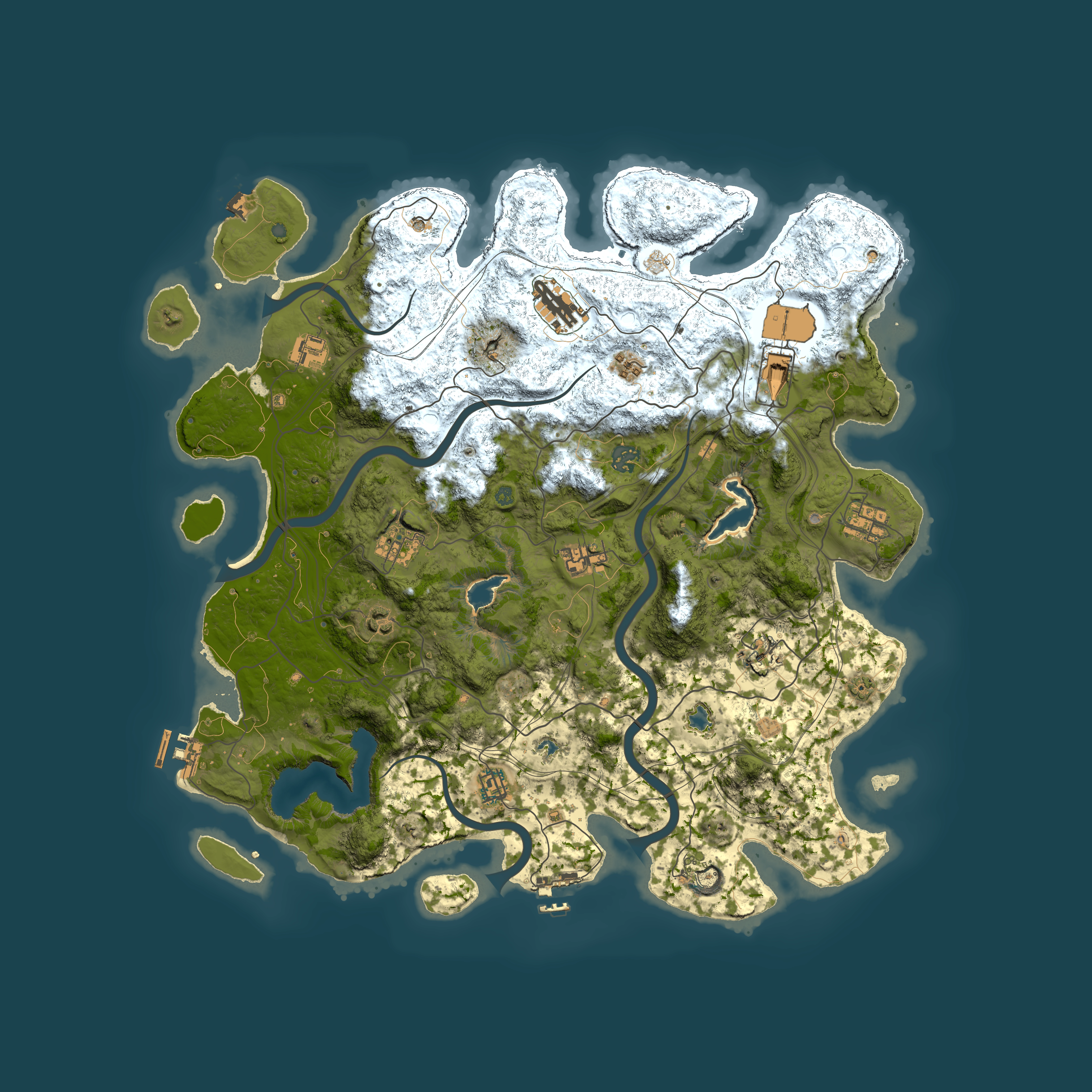Full top-down render of Rust map seed 456482672, 4500x4500m